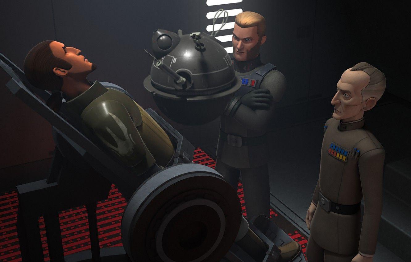 1332x850 Wallpaper animated series, Star wars: Rebels, Kanan Jarrus, Star Wars: Rebels, Grand Moff Tarkin, agent Callus, resolve image for desktop, section фильмы