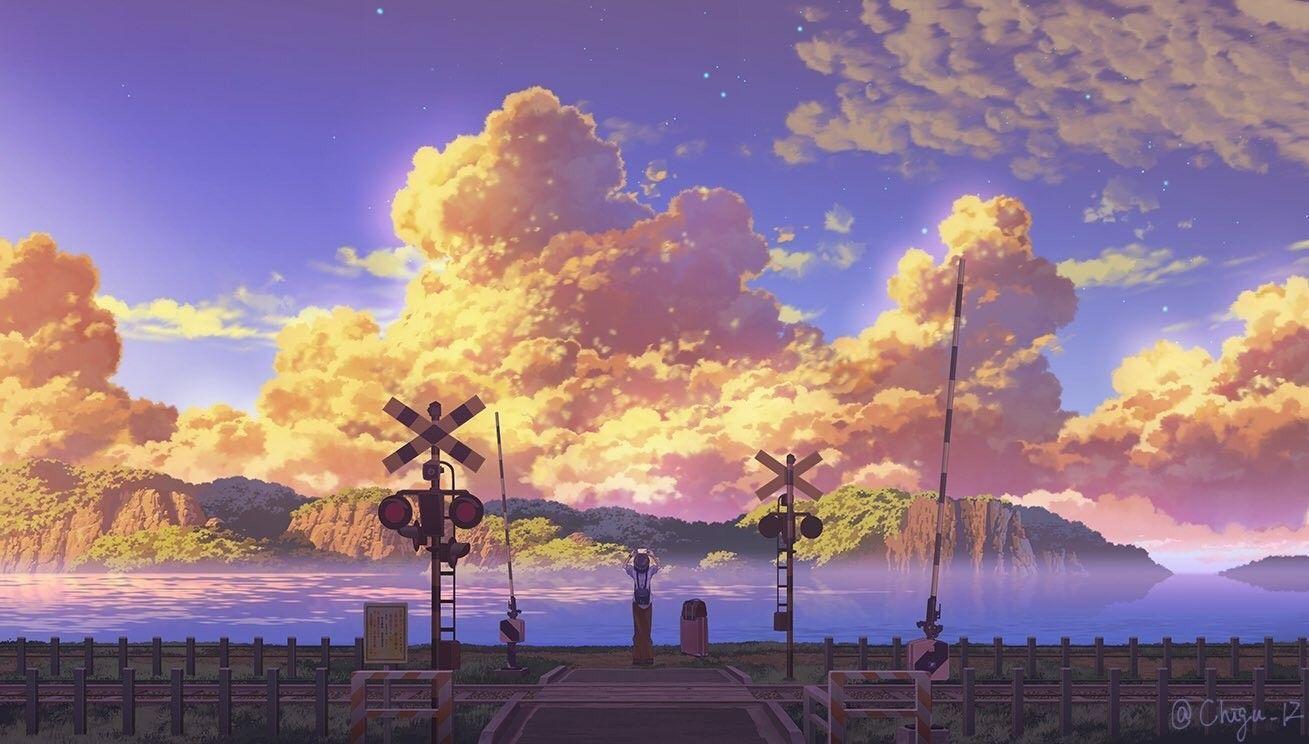 1309x744 Anime View Wallpaper