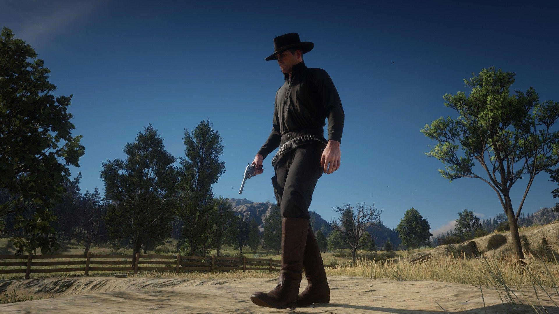 1920x1080 Frank's Outfit in RDR 2 (Once Upon a Time in the West)