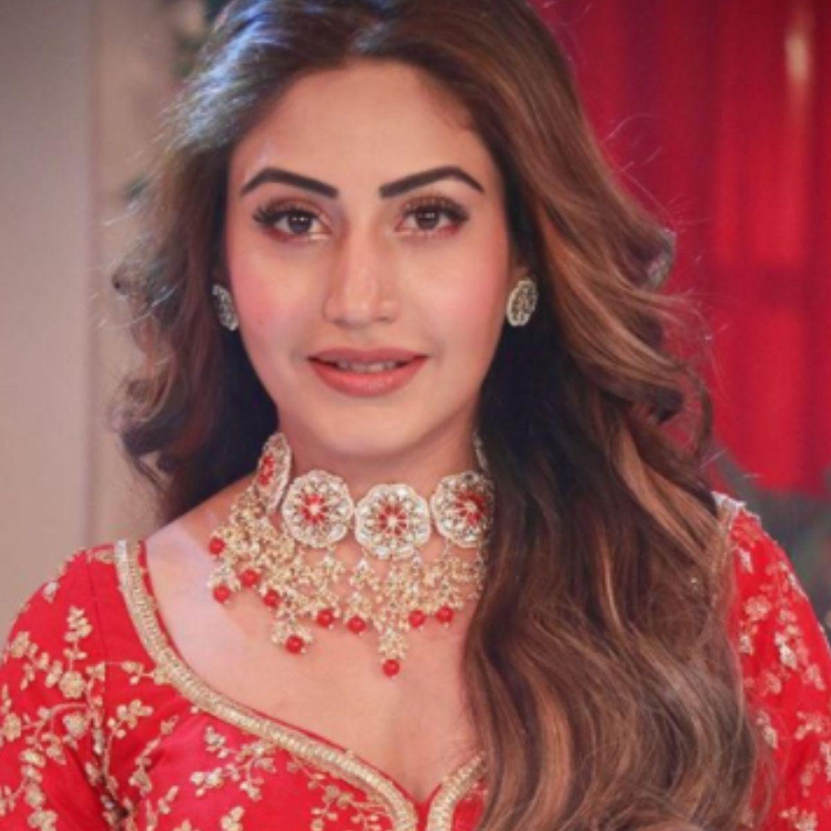 1200x1200 Naagin 5: Surbhi Chandna aka Bani looks resplendent in a red lehenga as she preps up to marry beau Jay. Surbhi chandna, Red lehenga, Beautiful girl photo
