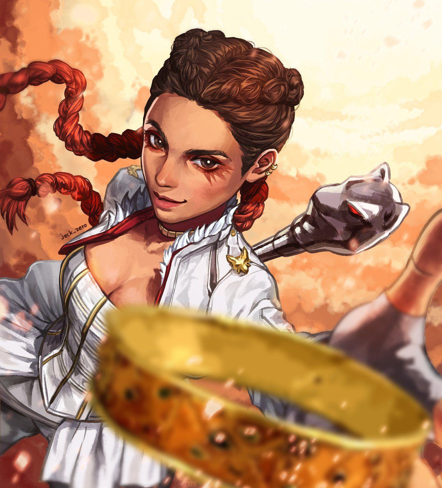 1443x1593 jeck_zero on Twitter. Apex, Legend, Girl cartoon