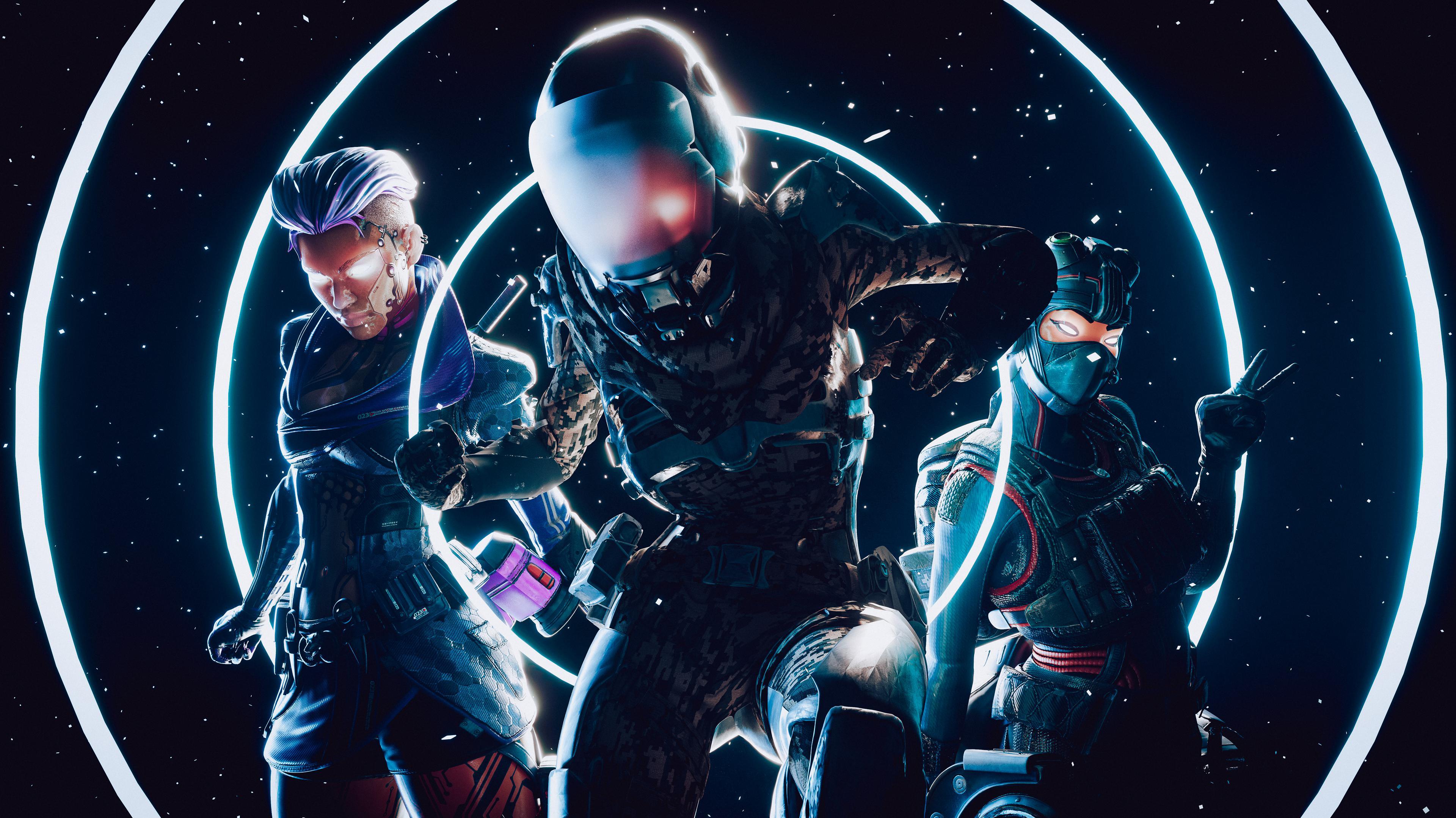 3840x2160 Wraith, Loba, Lifeline Wallpaper 4k