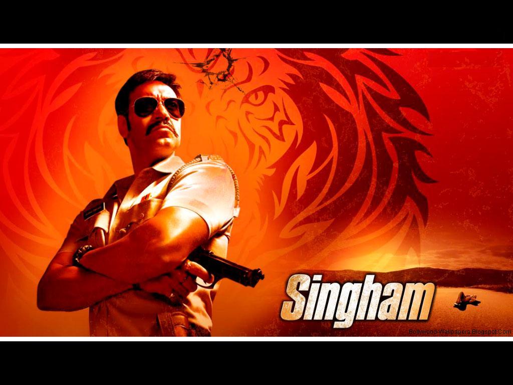 1024x768 Bollywood Wallpaper: Singham Hindi Movie Wallpaper Movie, Film, Cinema, Drama, Serial, TV, Book Synopsis