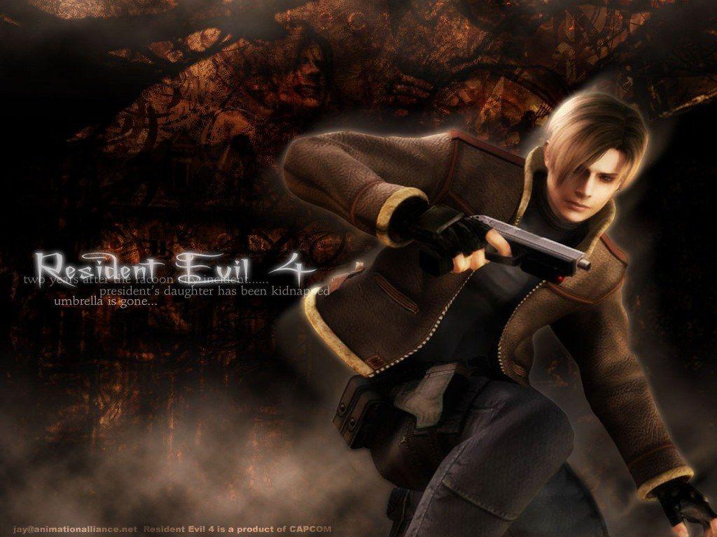 1024x768 Resident Evil 4 Leon Wallpaper 2. RESIDENT EVIL THE MOVIES
