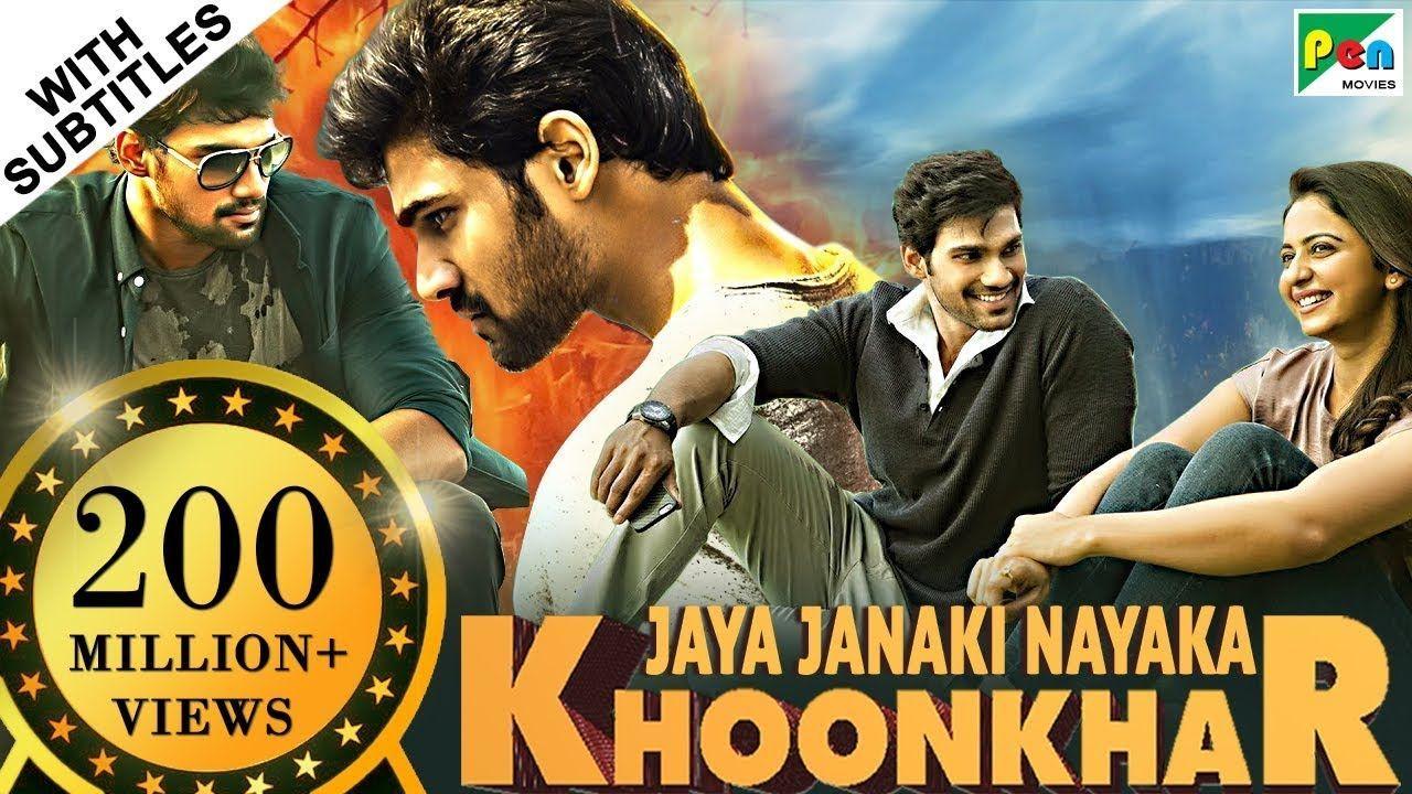 1280x720 Jaya Janaki Nayaka KHOONKHAR. Full Hindi Dubbed Movie. Bellamkonda Sreenivas Rakul Preet Singh Missing Your Favourite Love. Hits movie, Hindi movies, Love songs
