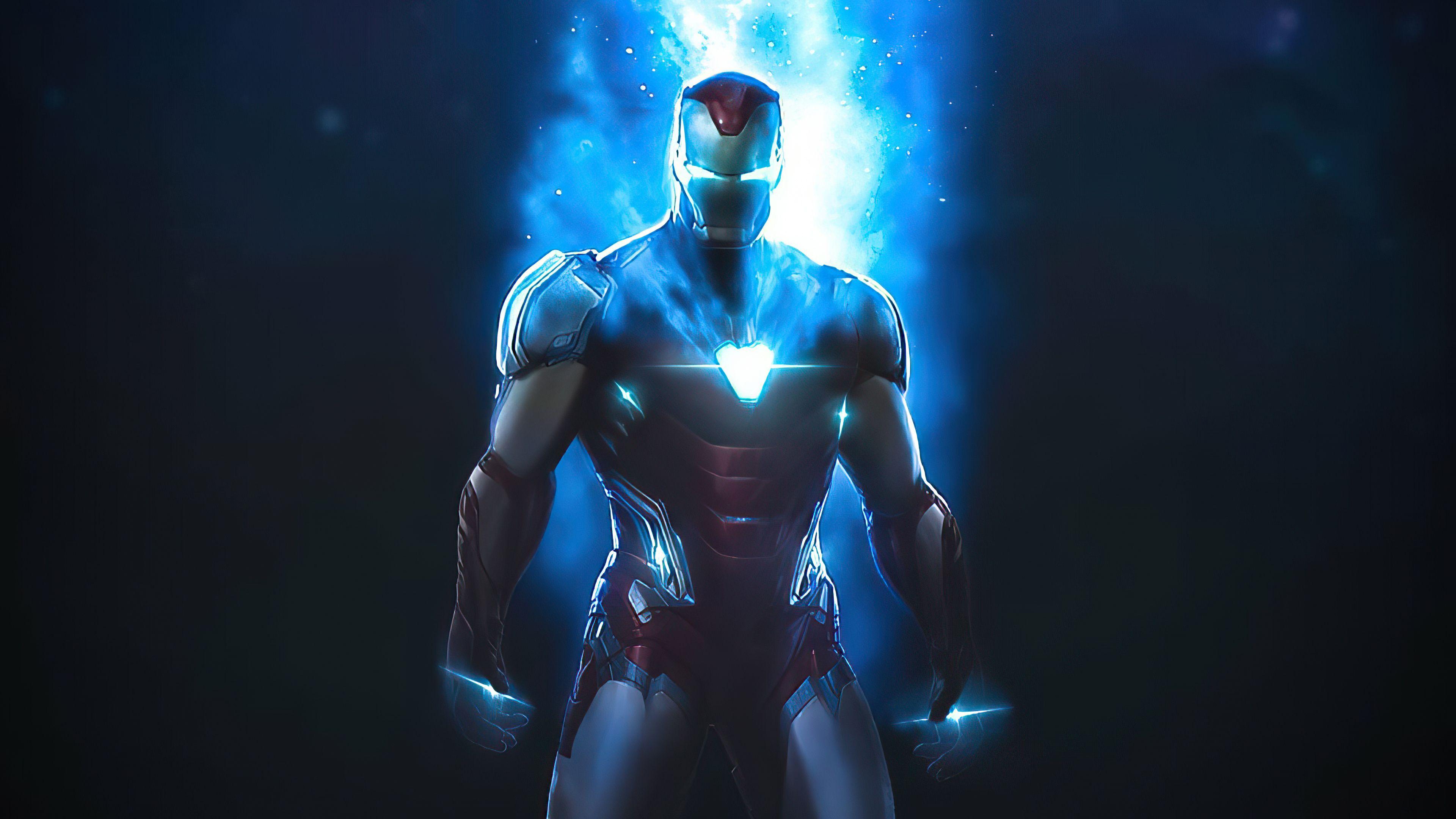 3840x2160 Wallpaper 4k Iron Man Space Stone