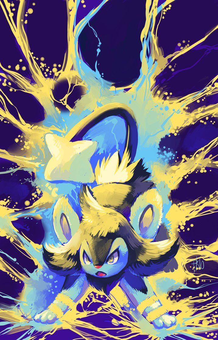 716x1114 Discharge. Pokémon