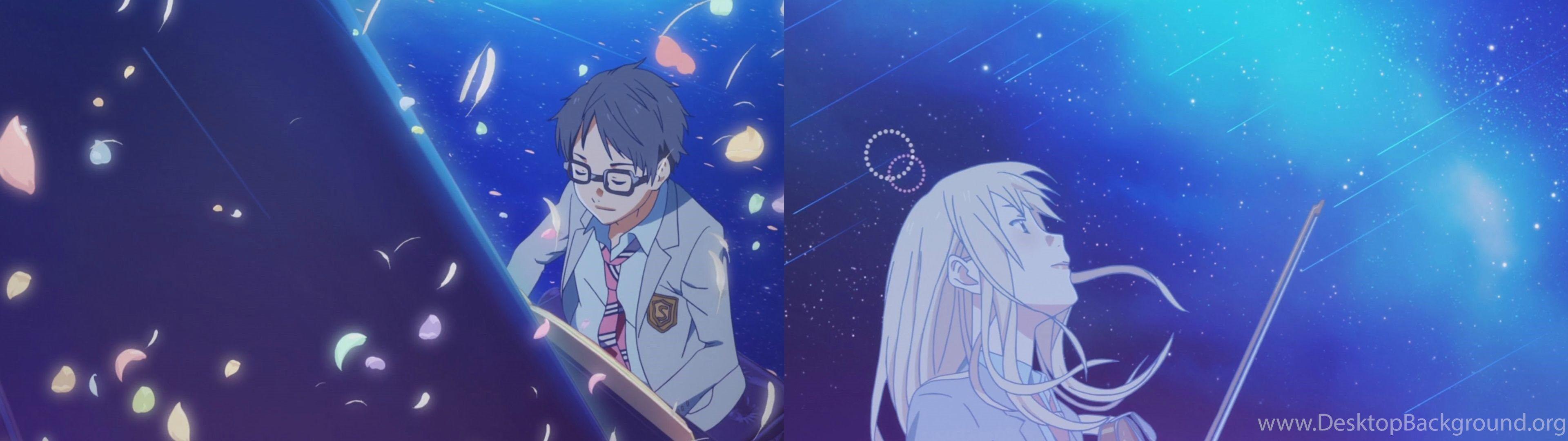 3840x1080 Anime Dual Monitor Wallpaper