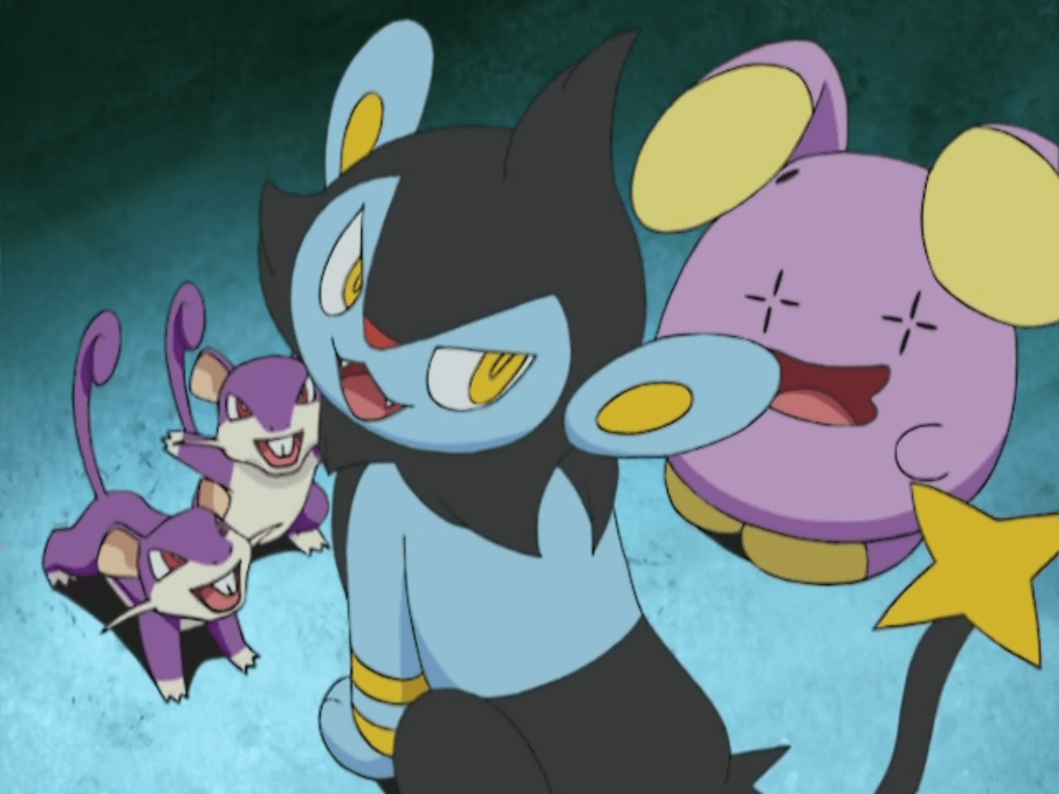1181x886 Luxio anime.png. Pokémon