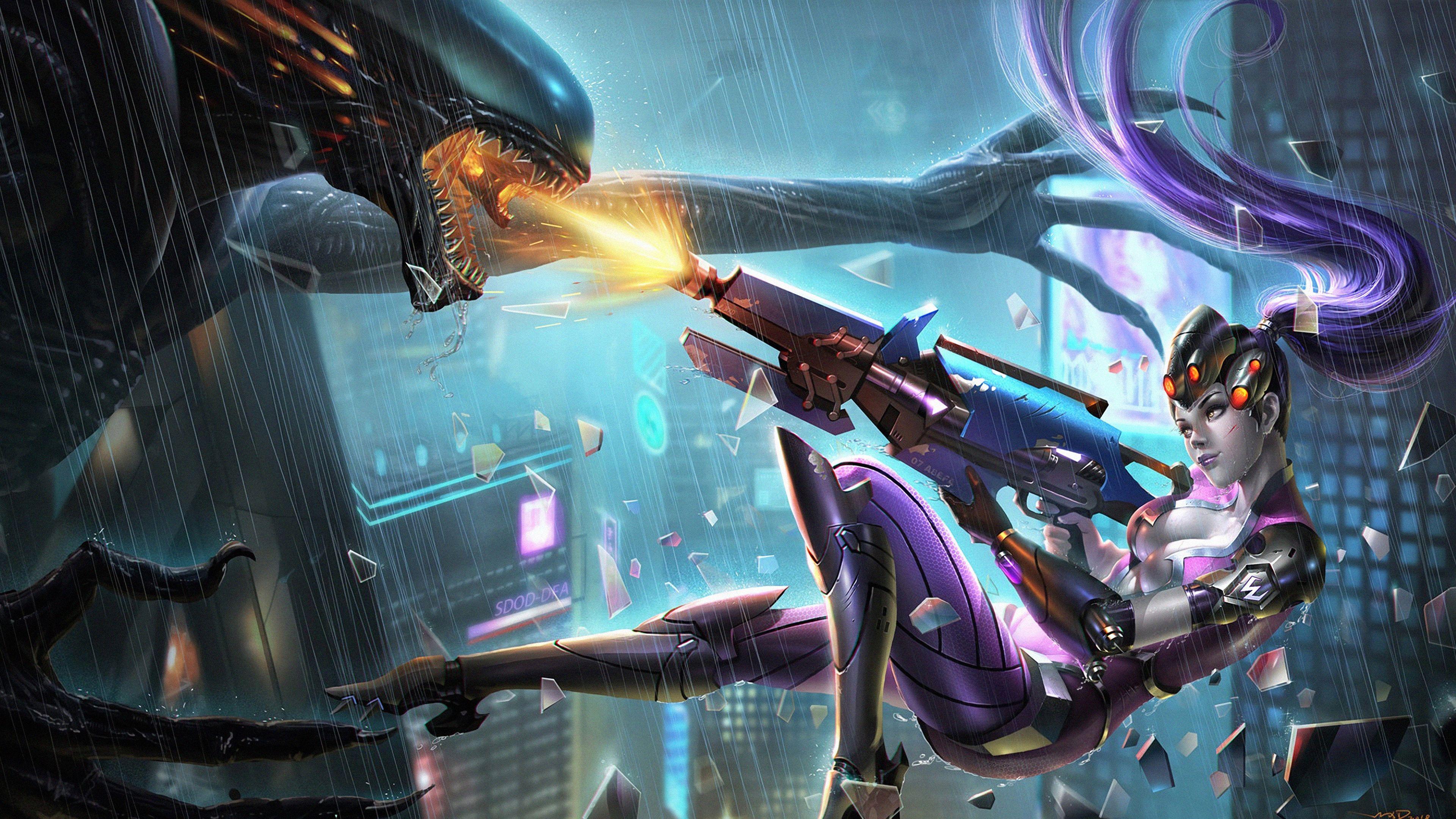 3840x2160 Widowmaker Art 4k, HD Games, 4k Wallpaper, Image, Background, Photo and Picture
