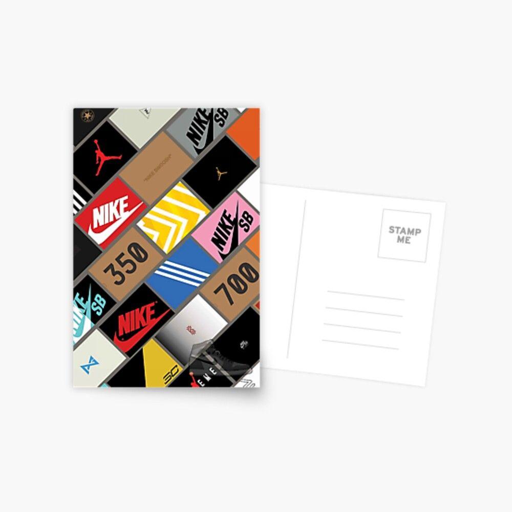 1000x1000 sneakers wallpaper box Postcard
