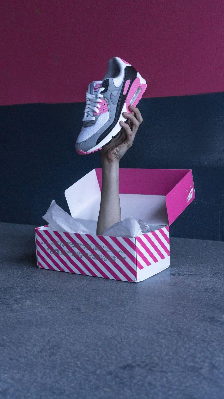 938x1668 Download Wallpaper 938x1668 Sneakers, Hand, Photohop, Box Iphone 8 7 6s 6 For Parallax HD Background