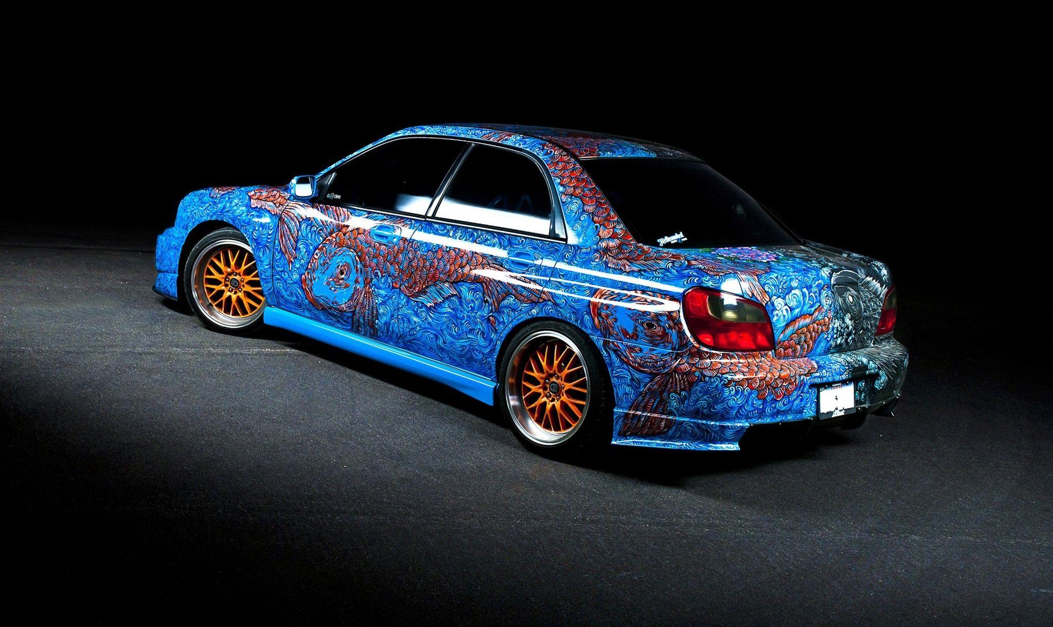2048x1219 Subaru art car jdm 2048x1219 wallpaper Hình nền chất lượng cao, Hình nền độ nét cao