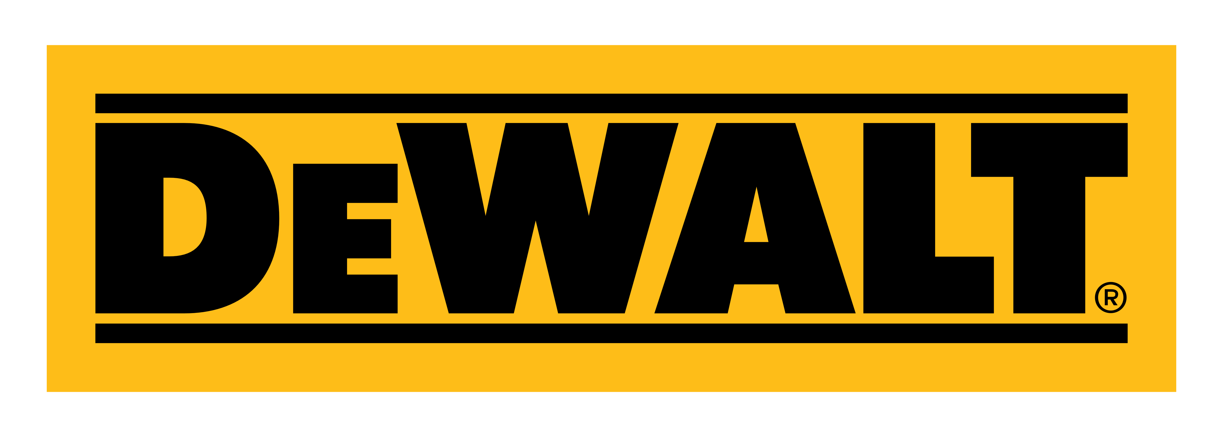 5000x1788 DeWALT Logo -Logo Brands For Free HD 3D
