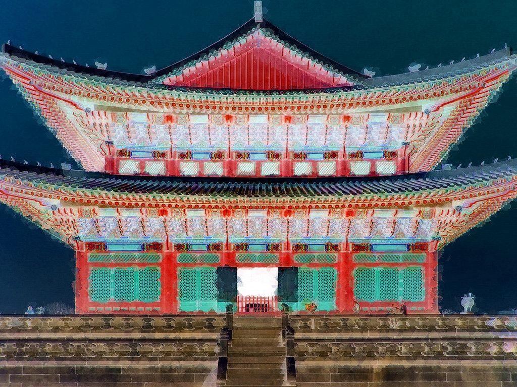 1024x768 South Korea Palace