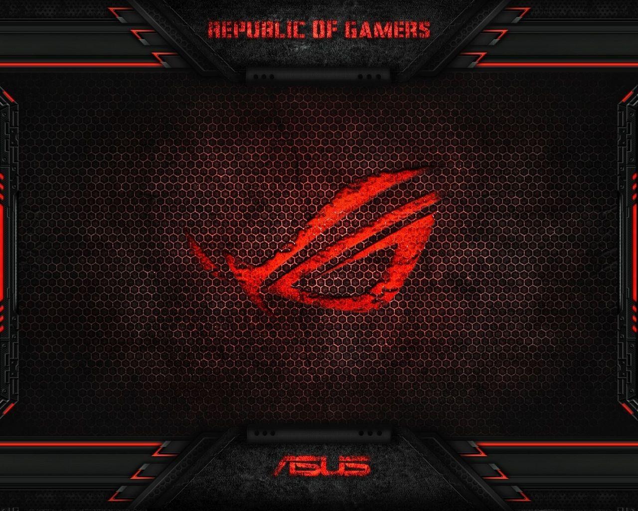 1280x1024 asus, rog, game, asus rog, red desktop wallpaper 113492