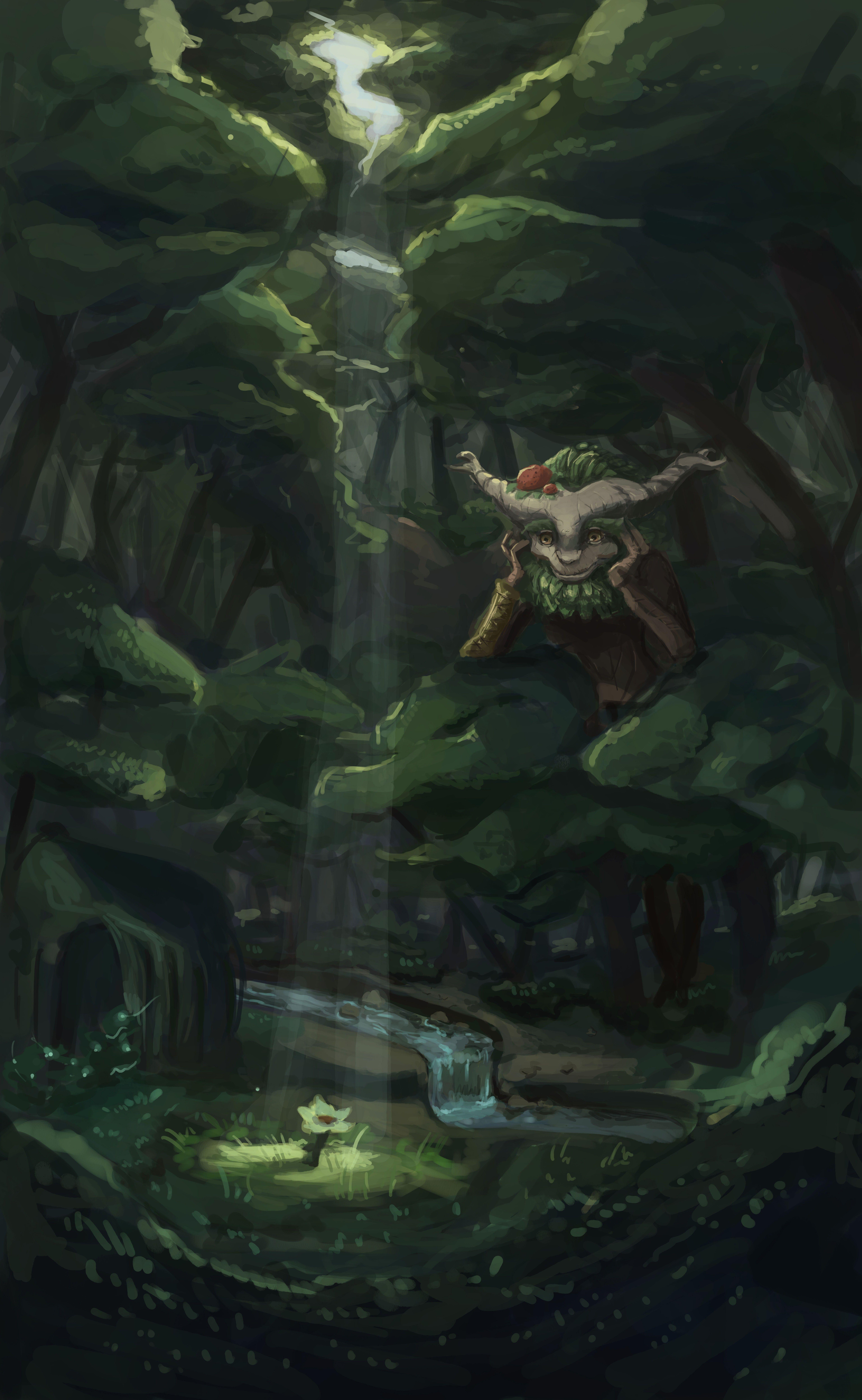 6154x10000 Ivern. Wallpaper & Fan Arts. League Of Legends