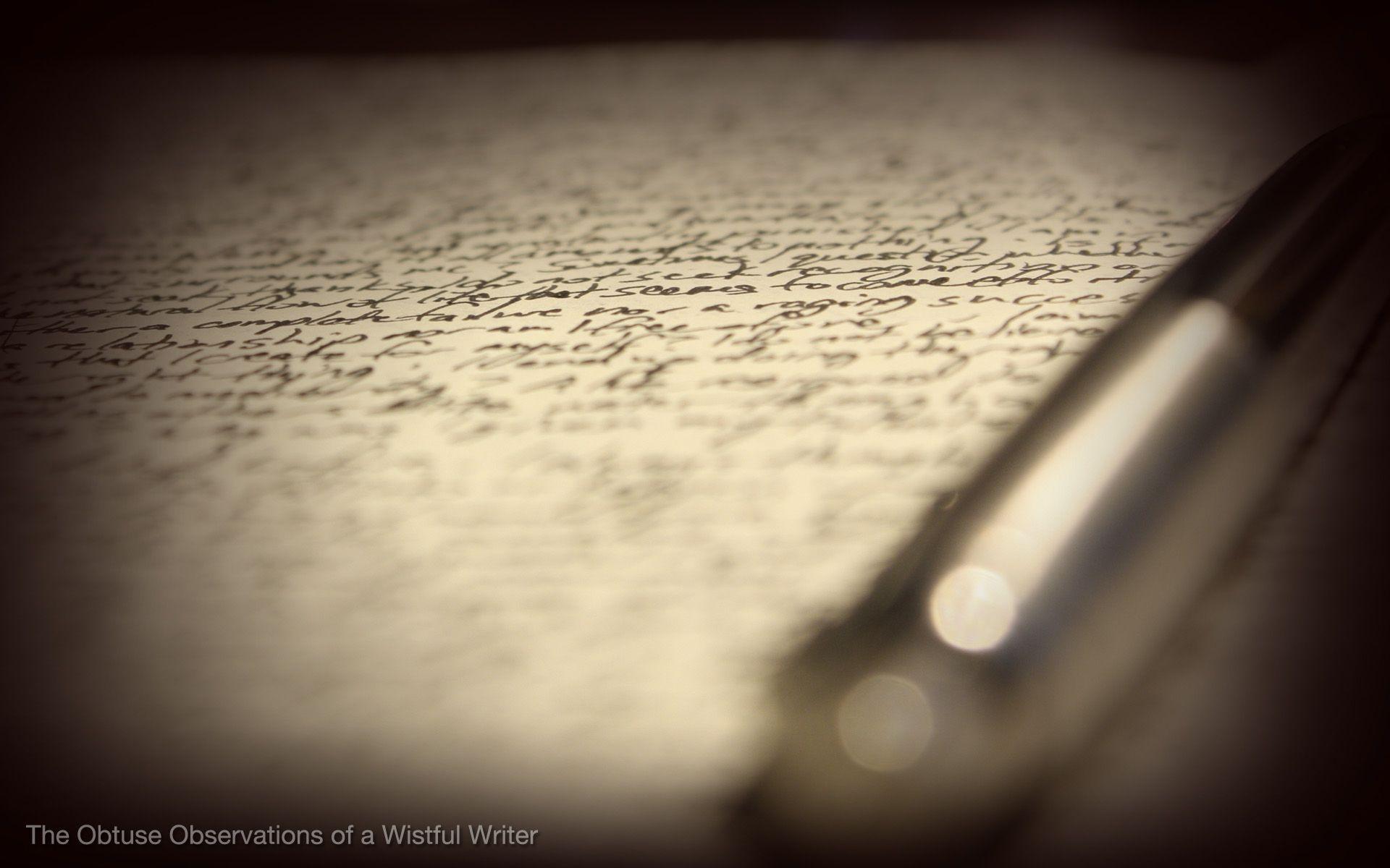 1920x1200 Mysterious, writer, widescreen, wallpaper, letter