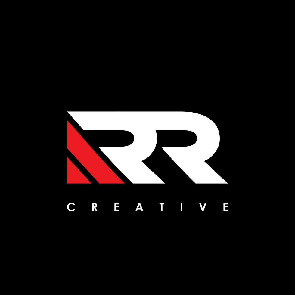 980x980 RR Letter Initial Logo Design Template Vector Illustration