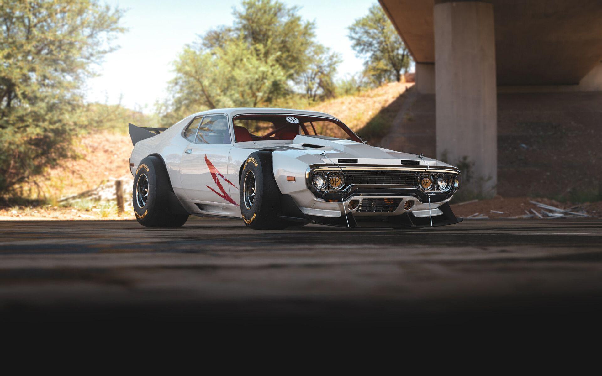 1920x1200 Plymouth GTX Speed Racer Looks Like an F1 Muscle Car
