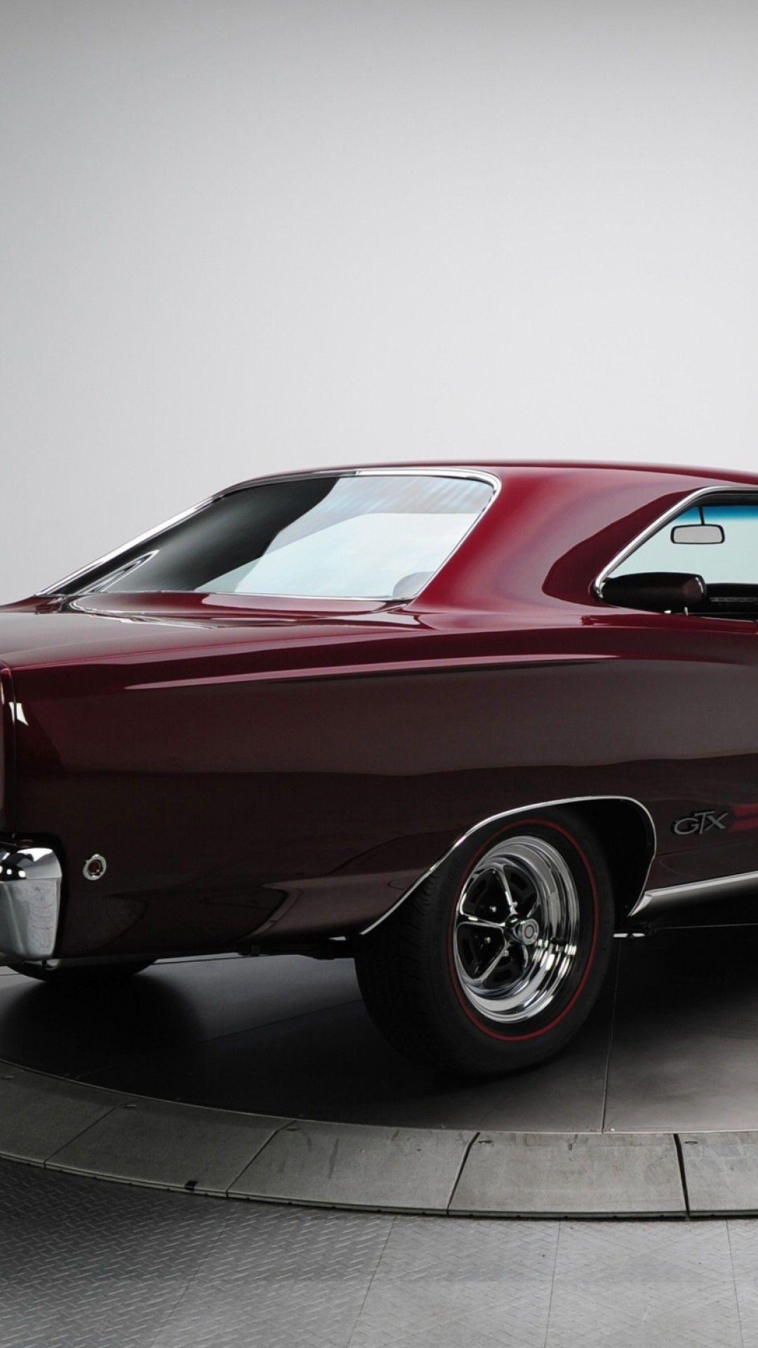 1080x1920 Download 1080x1920 Plymouth Gtx Back View, Classic, Cars Wallpaper for iPhone iPhone 7 Plus, iPhone 6+, Sony Xperia Z, HTC One