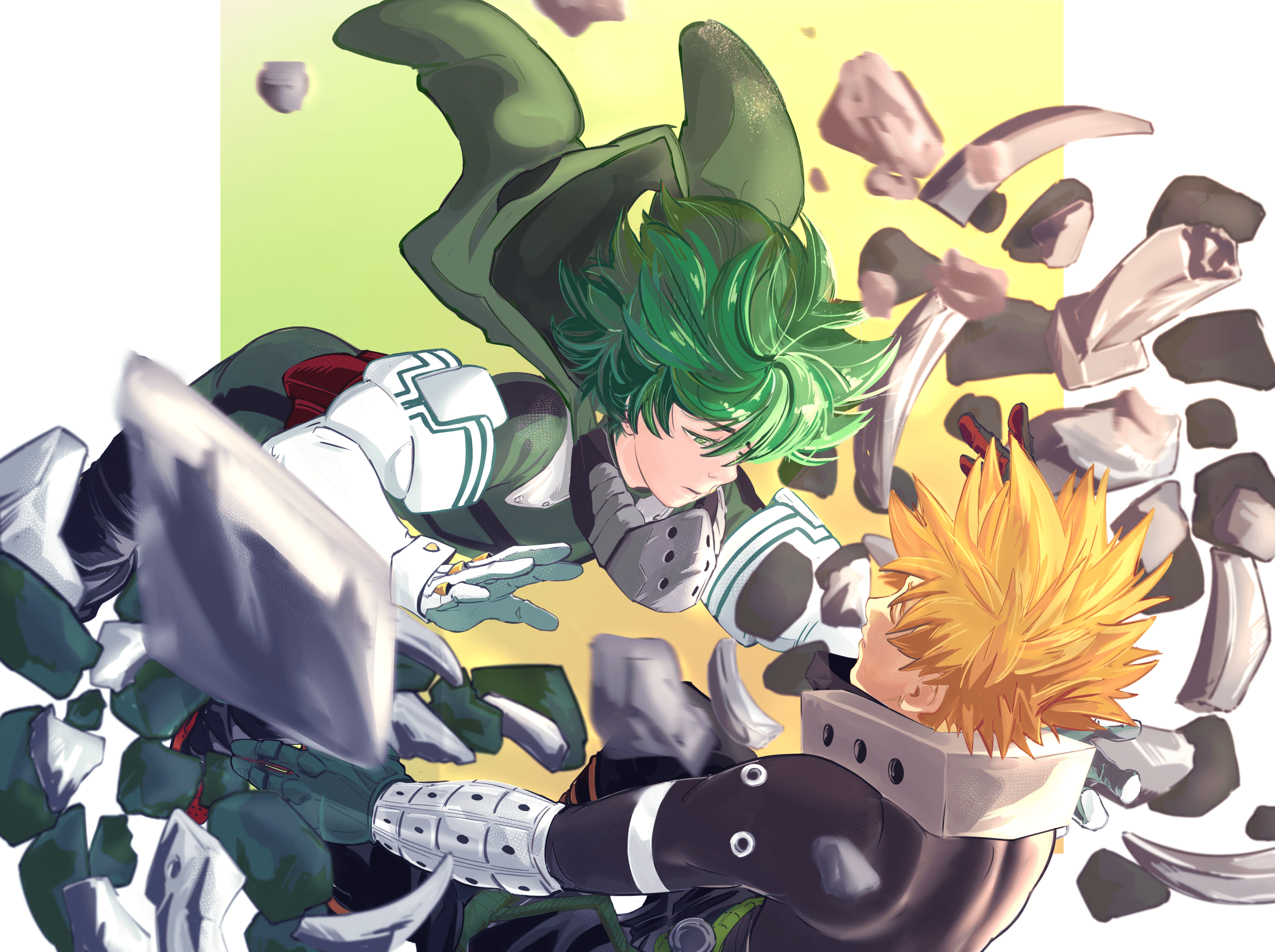 2352x1756 2352x1756 Katsuki Bakugou, Izuku Midoriya wallpaper