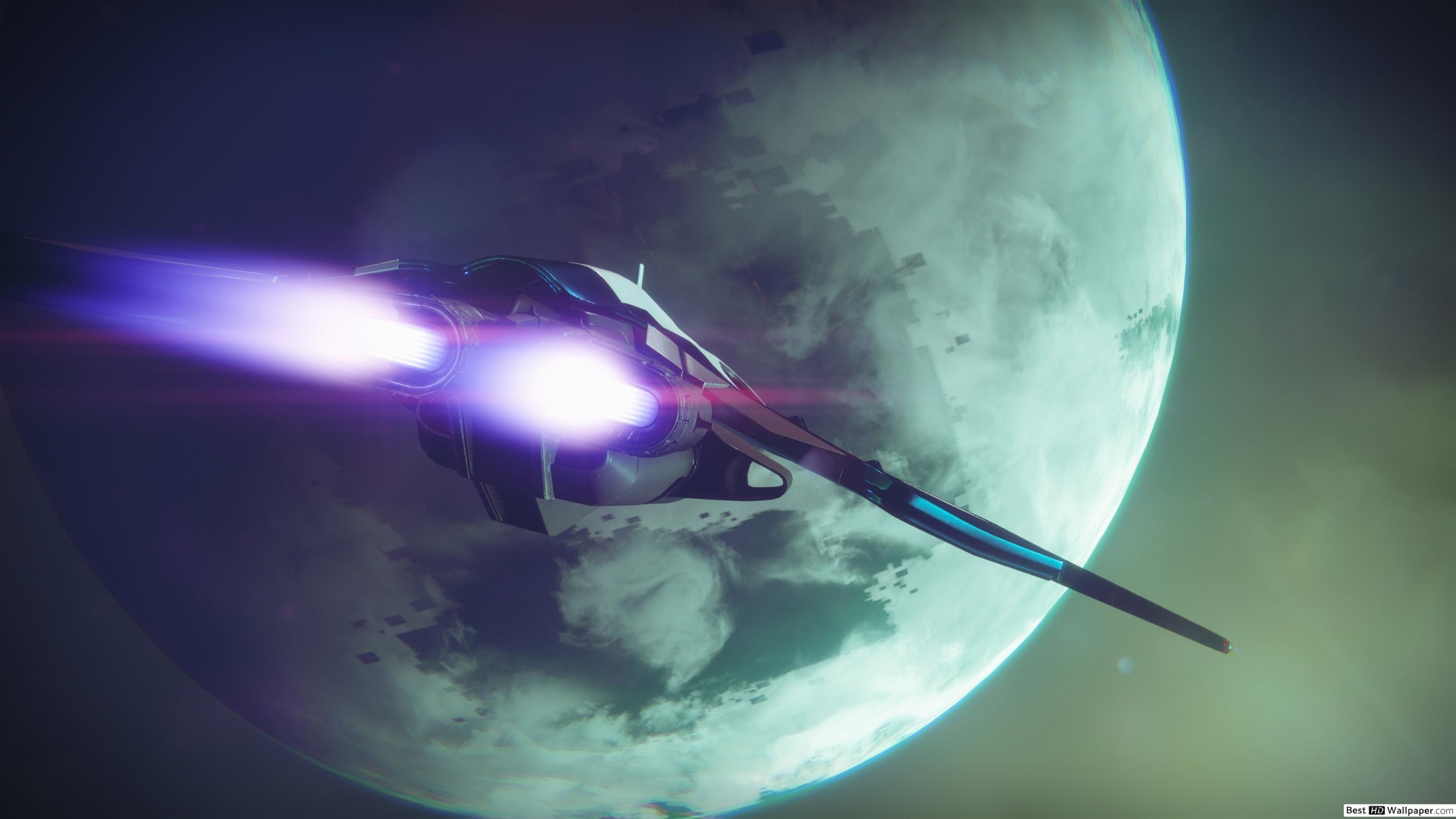 2880x1620 Spaceship HD wallpaper download