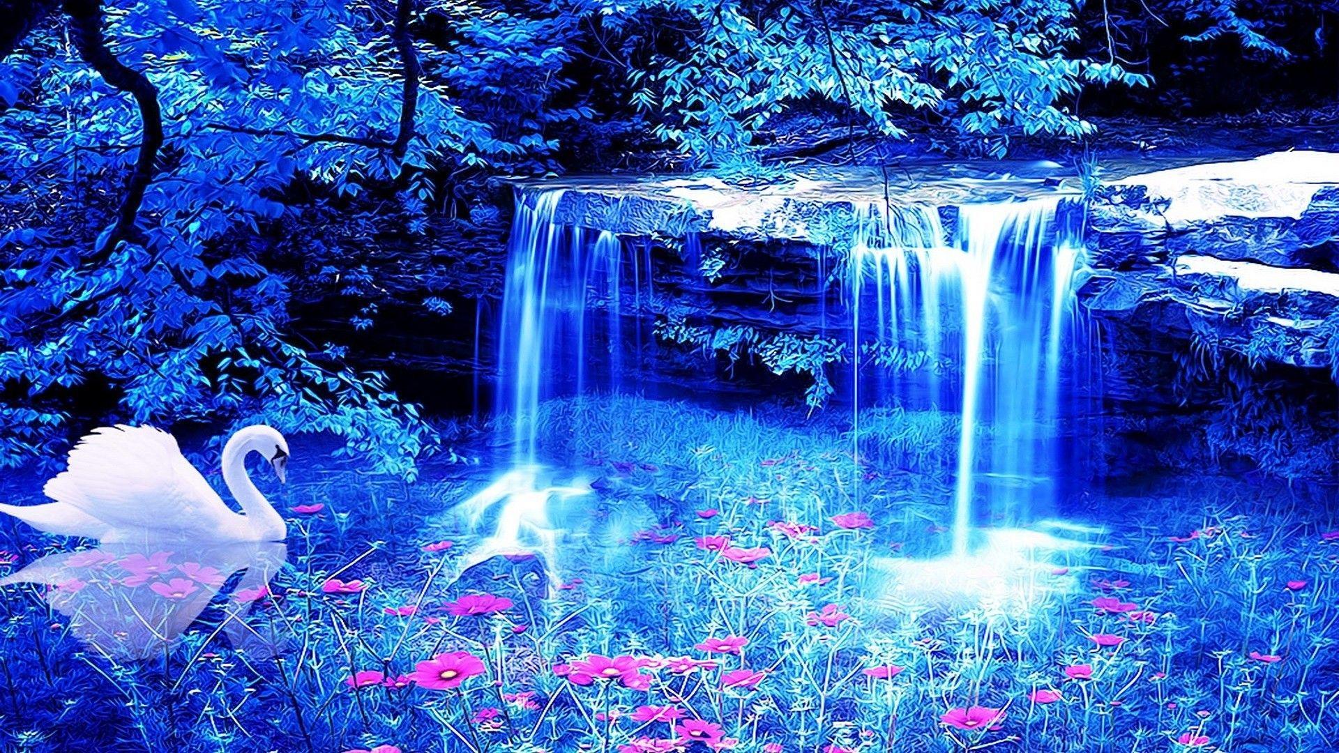 1920x1080 Wallpaper Scenery Waterfall