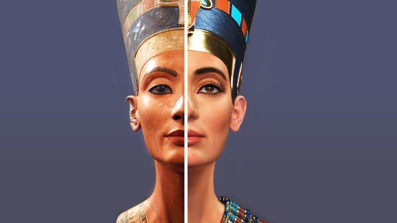 1280x720 how NEFERTITI QUEEN OF EGYPT looked in REAL LIFE. Egypt queen, Nefertiti, Egypt tattoo
