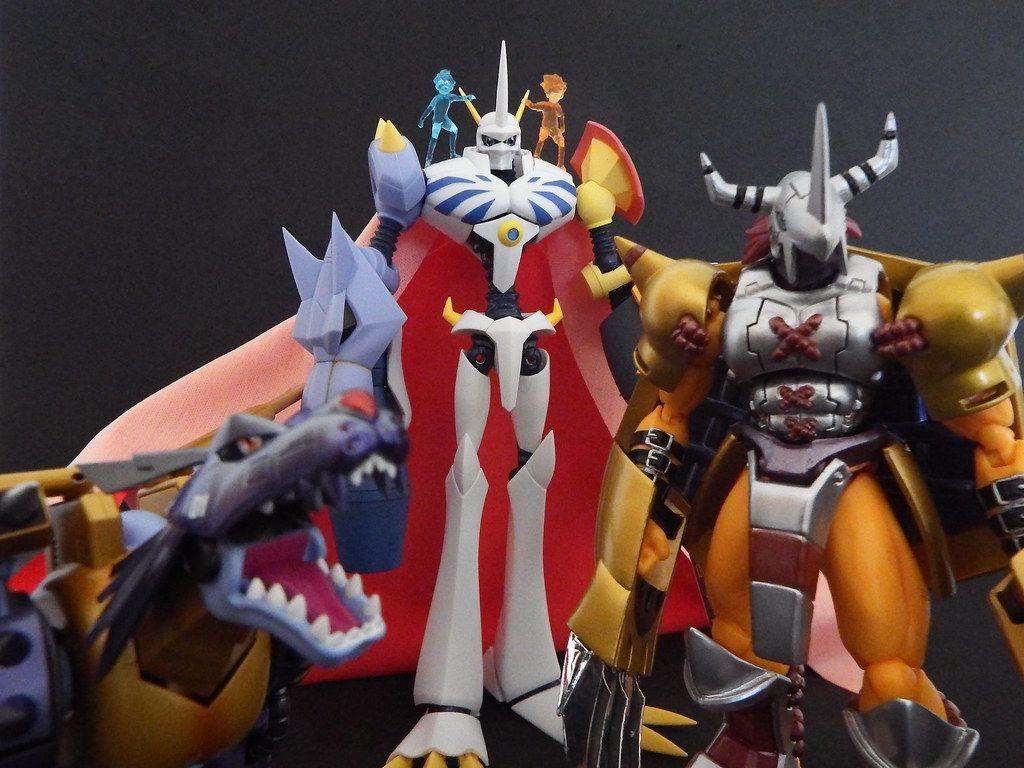 1024x768 Wargreymon Metalgarurumon Y Omnimon