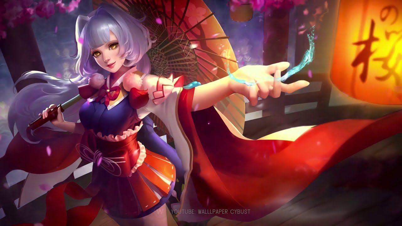 1280x720 Making Animation: Kagura Cherry Witch Legend [ Live / Animated / Wallpaper Engine ]