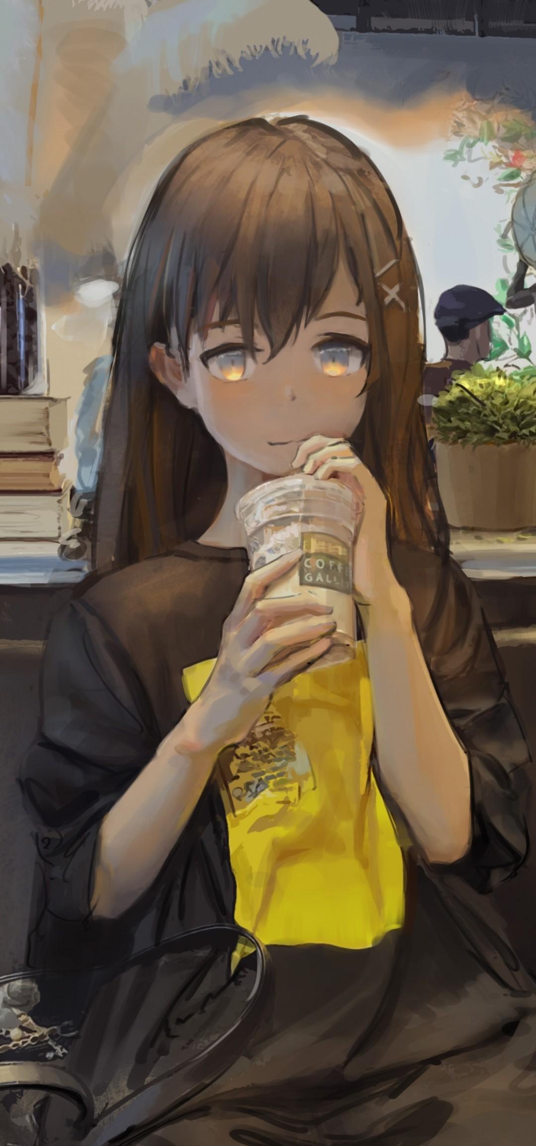Hyouka Oreki Sigh Drinking Tea GIF  GIFDBcom