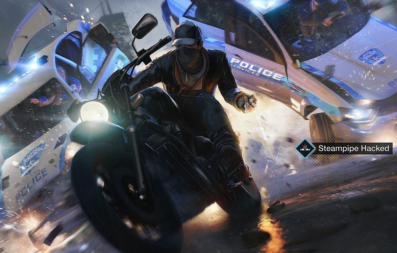 1332x850 Wallpaper crash, games, Phone, Link, Watch Dogs, Aiden Pearce image for desktop, section игры
