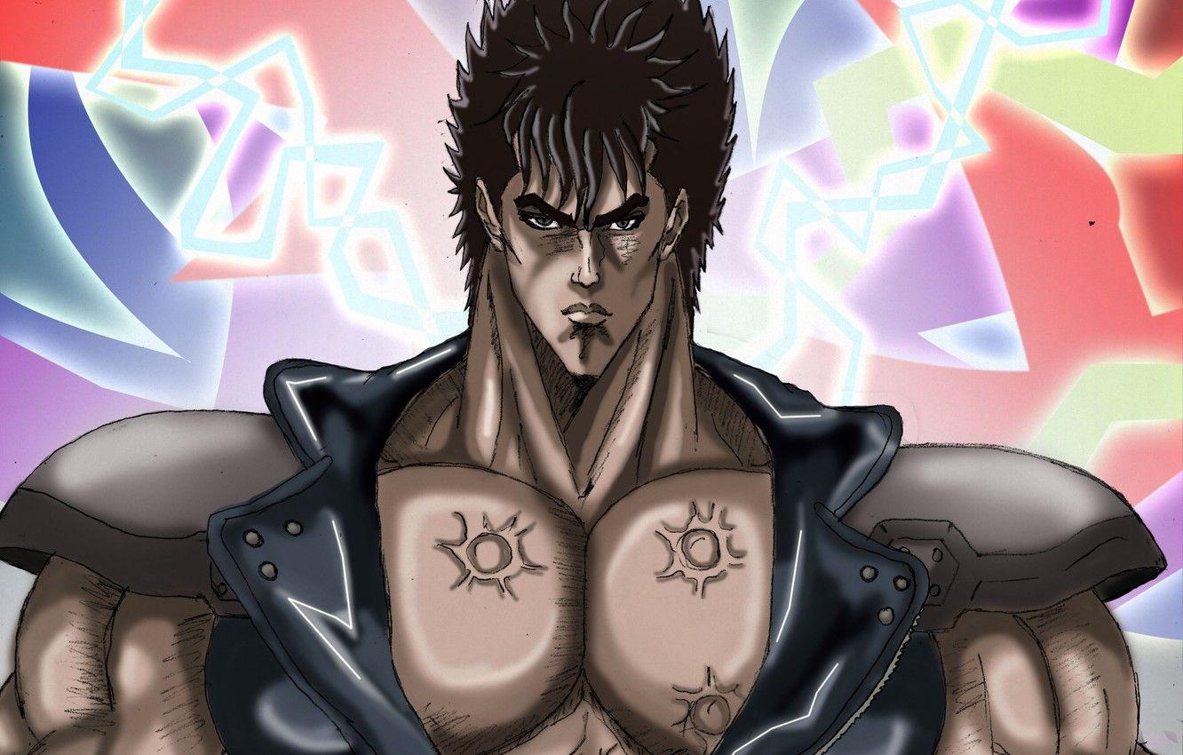 1332x850 Wallpaper anime, asian, martial artist, warrior, manga, strong, muscular, japonese, Hokuto no Ken, Kenshiro, Fist of the North Star, by katong999 image for desktop, section сёнэн