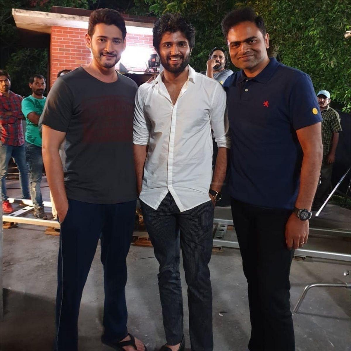1200x1200 Throwback PIC: When Vijay Deverakonda had a fanboy moment with Mahesh Babu, Vamshi Paidipally on Maharshi sets. Mahesh babu, Mahesh babu wallpaper, Surya actor