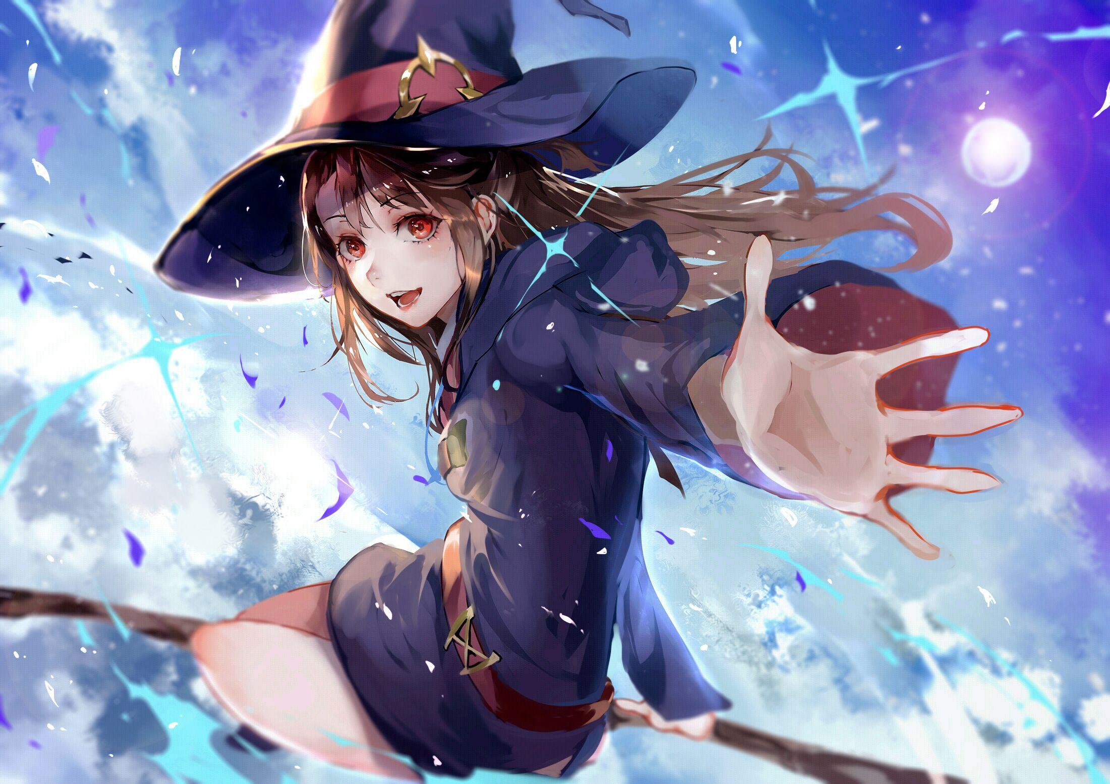 2200x1555 Kagari Atsuko Witch Academia Anime Image Board