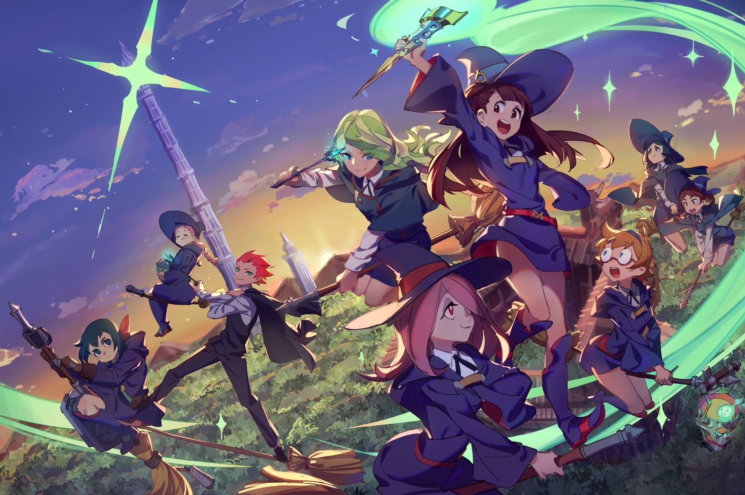 2560x1700 Download 2560x1700 Little Witch Academia, Amanda O'neill, Diana Cavendish, Kagari Atsuko, Manbavaran Sucy Wallpaper for Chromebook Pixel