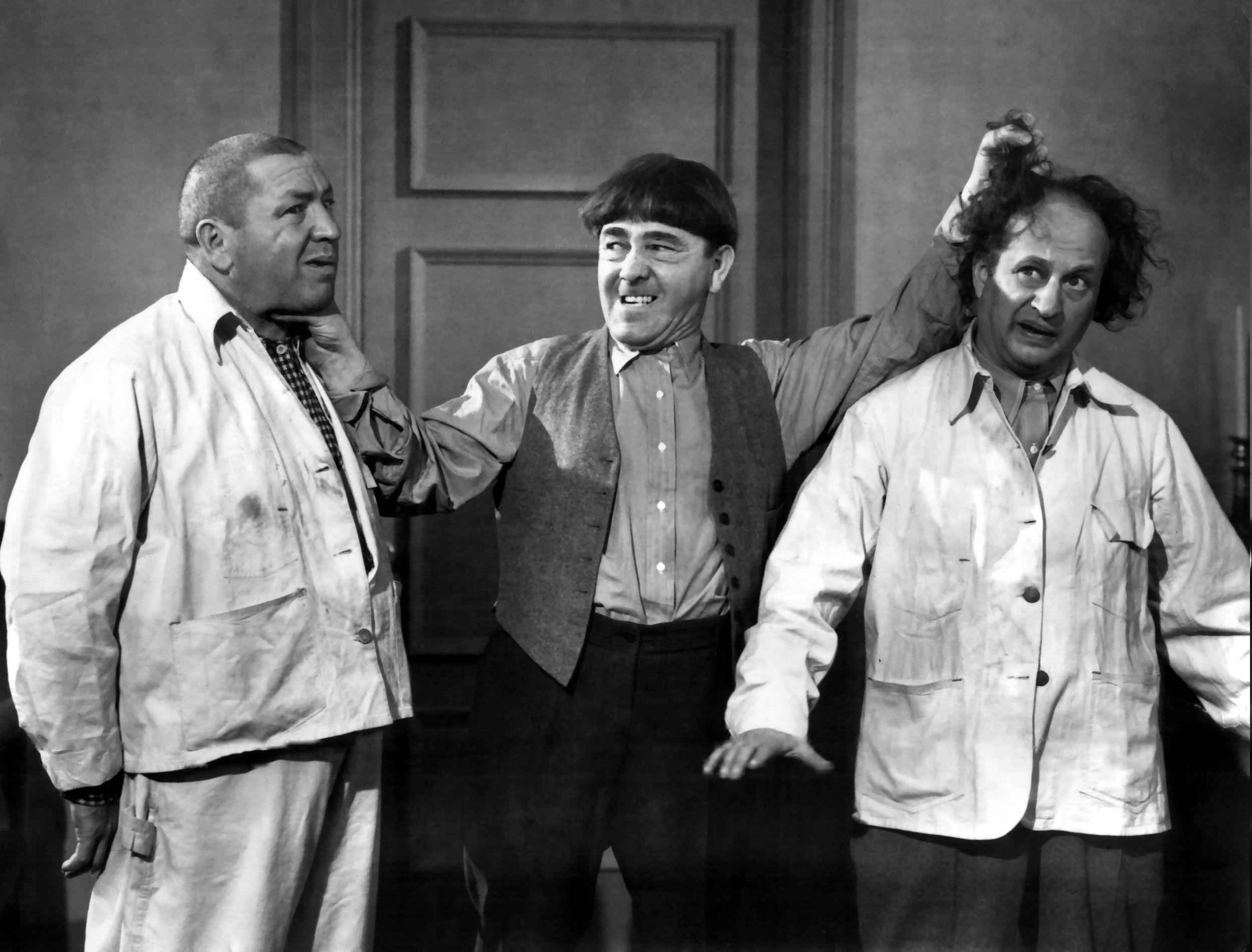2500x1901 monochrome, The Three Stooges Wallpaper HD / Desktop and Mobile Background