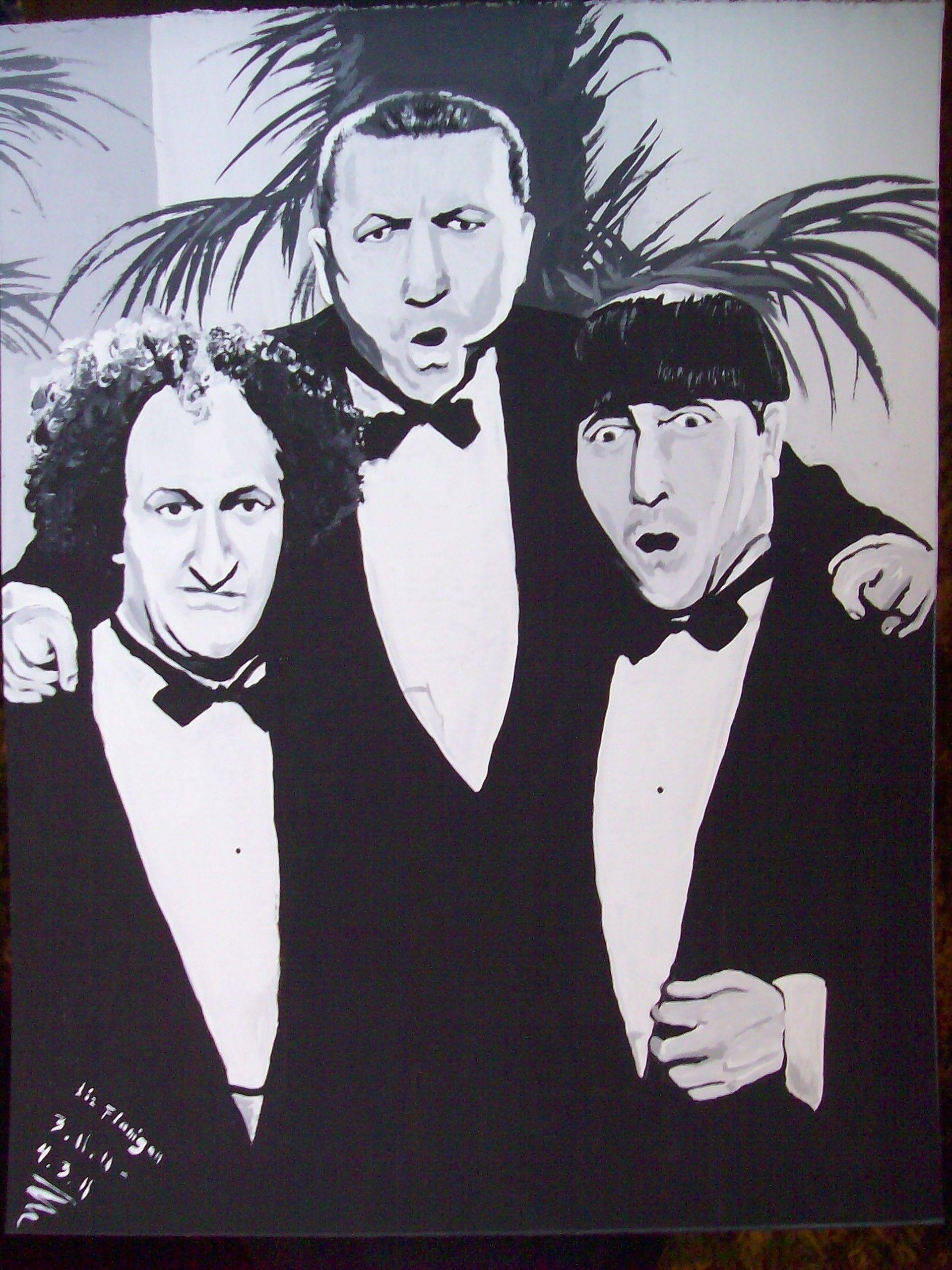 1919x2560 Three Stooges Artwork Stooges Gif Wallpaper iPhone