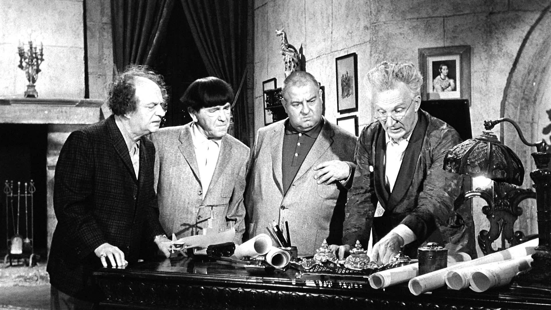 1920x1080 THREE STOOGES comedy series vaudeville vintage wallpaper