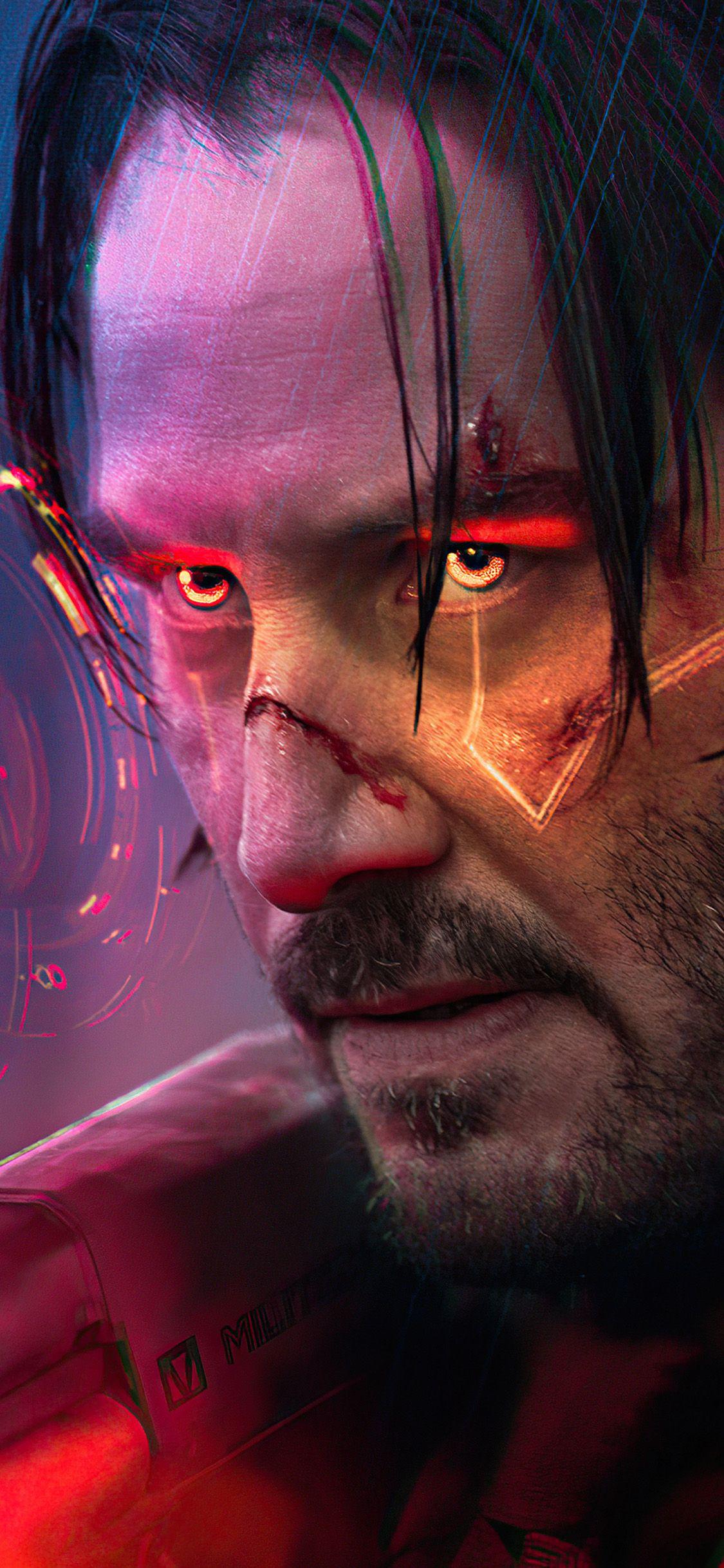 1125x2436 Art Film Anime John Wick Man Wallpaper