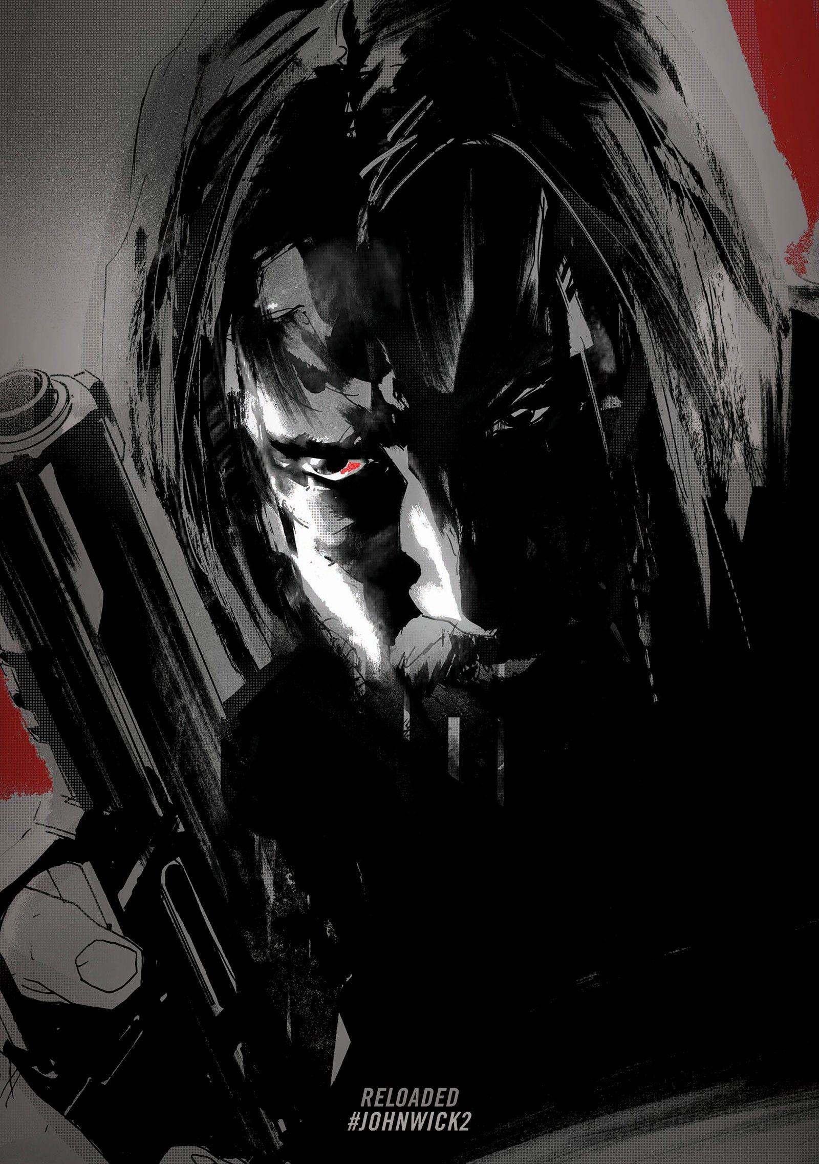1600x2272 Keanu Reeves, John Wick, Movies, Artwork, John Wick Chapter 2 Wallpaper HD / Desktop and Mobile Background