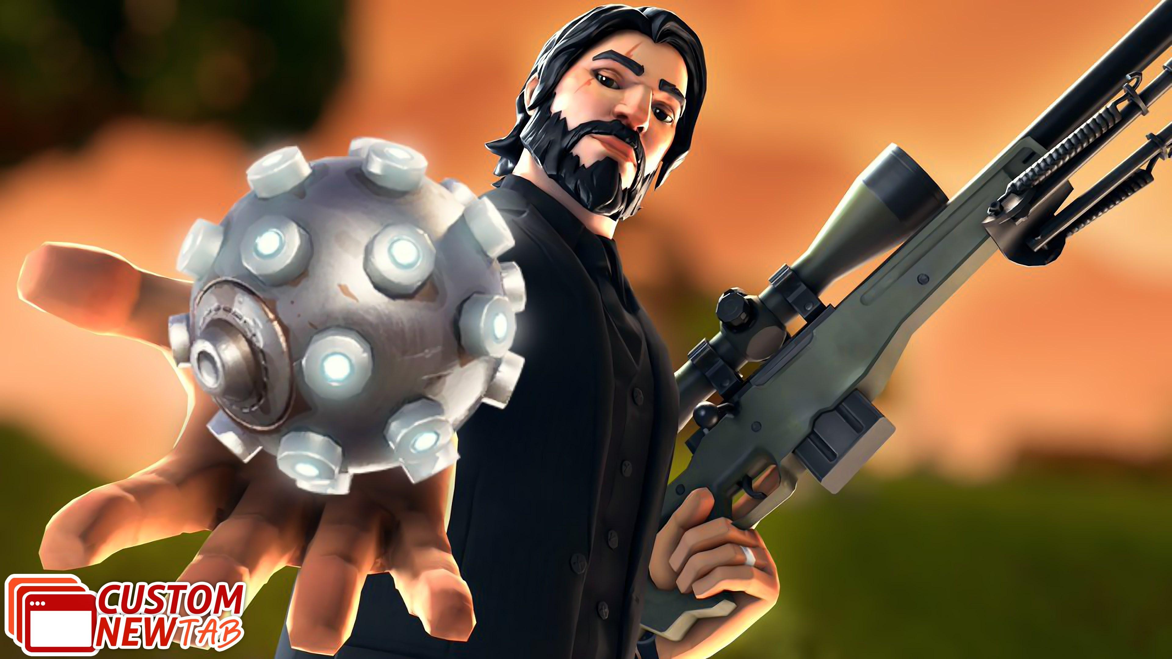3840x2160 John Wick Wallpaper Fortnite Skin