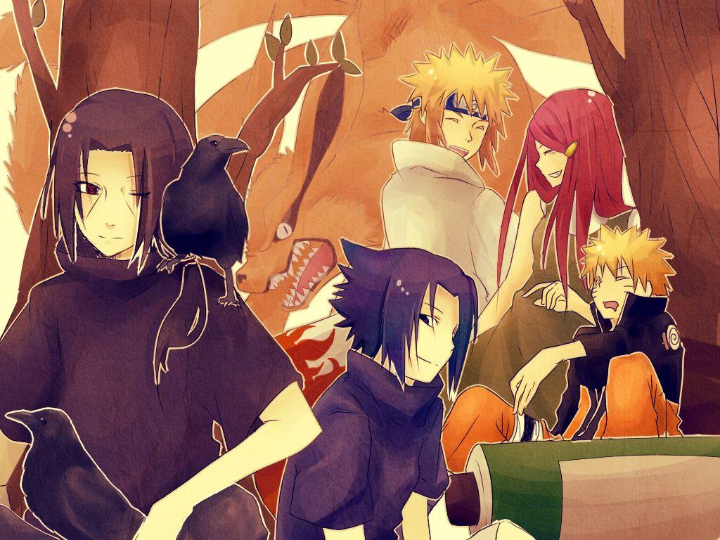 1024x768 So many character Uzumaki Wallpaper