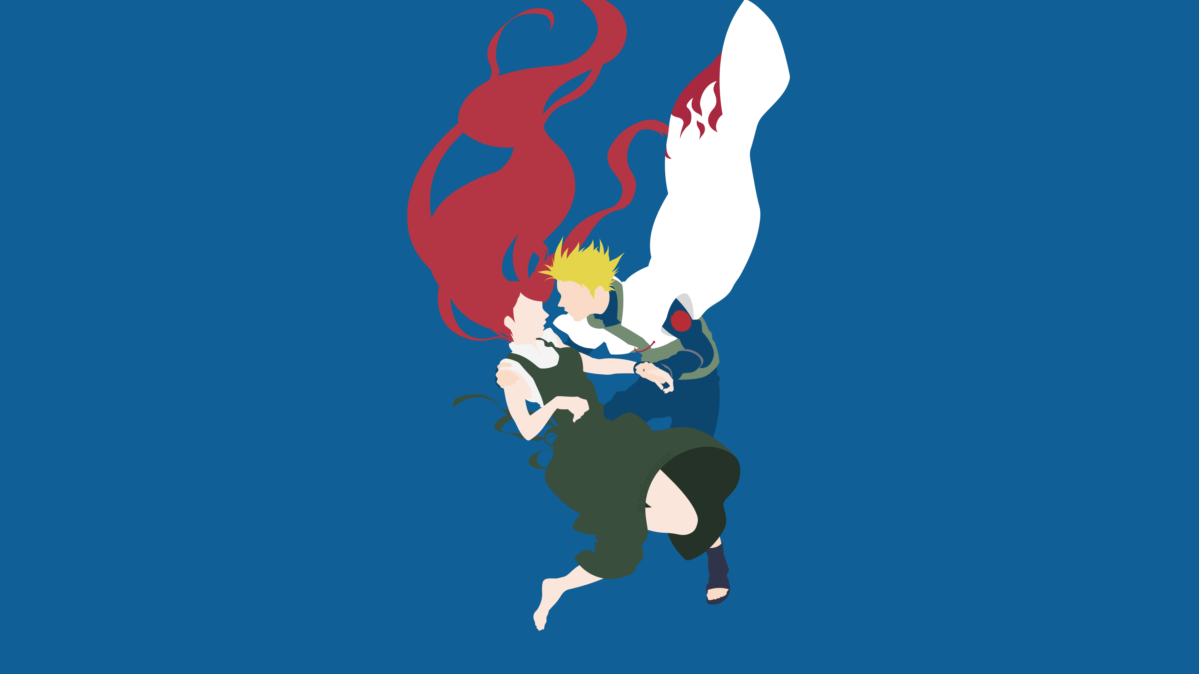 3840x2160 3840x2160 Minato Namikaze, Kushina Uzumaki wallpaper PNG