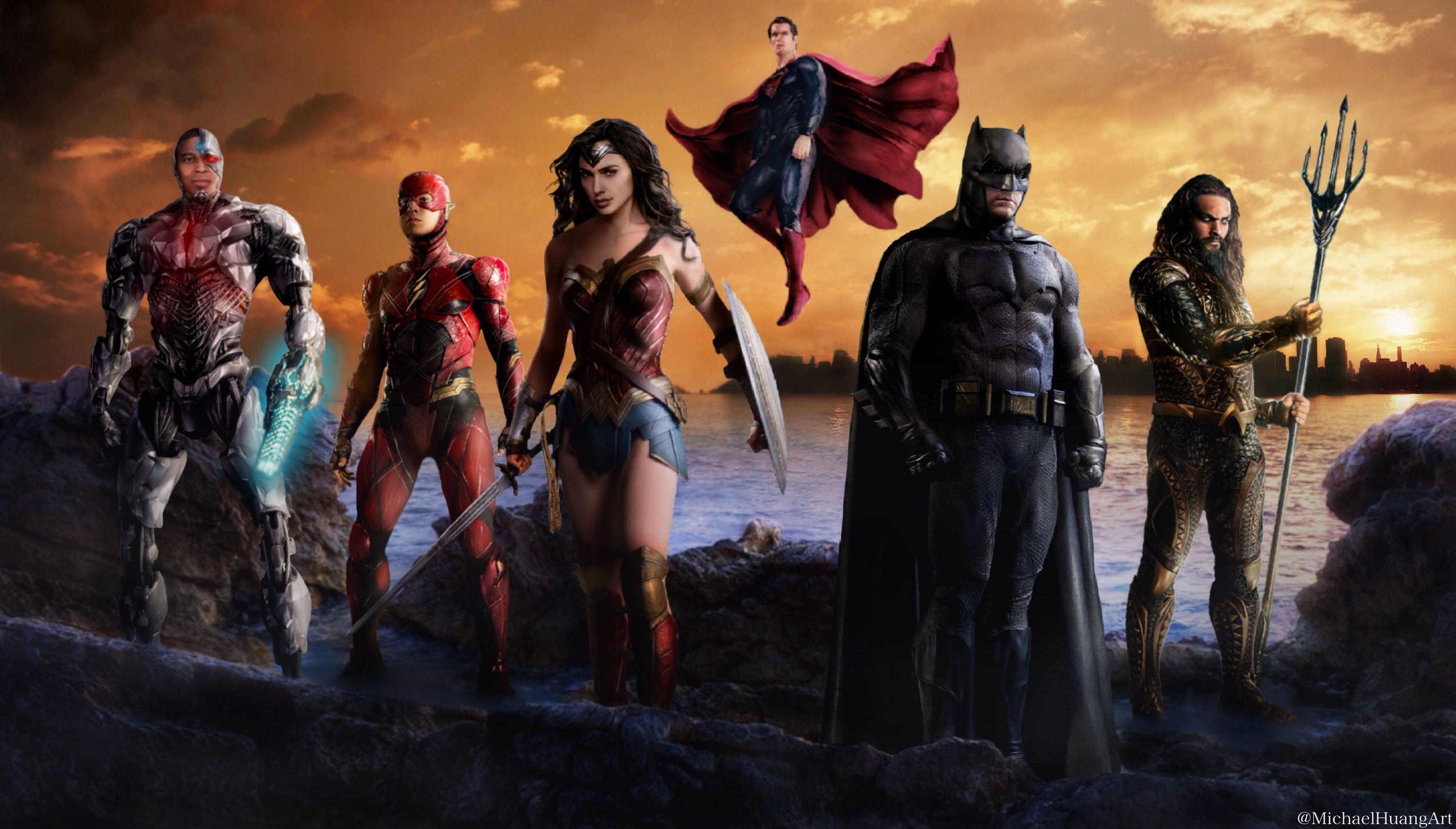 3000x1708 Justice League Wallpaper