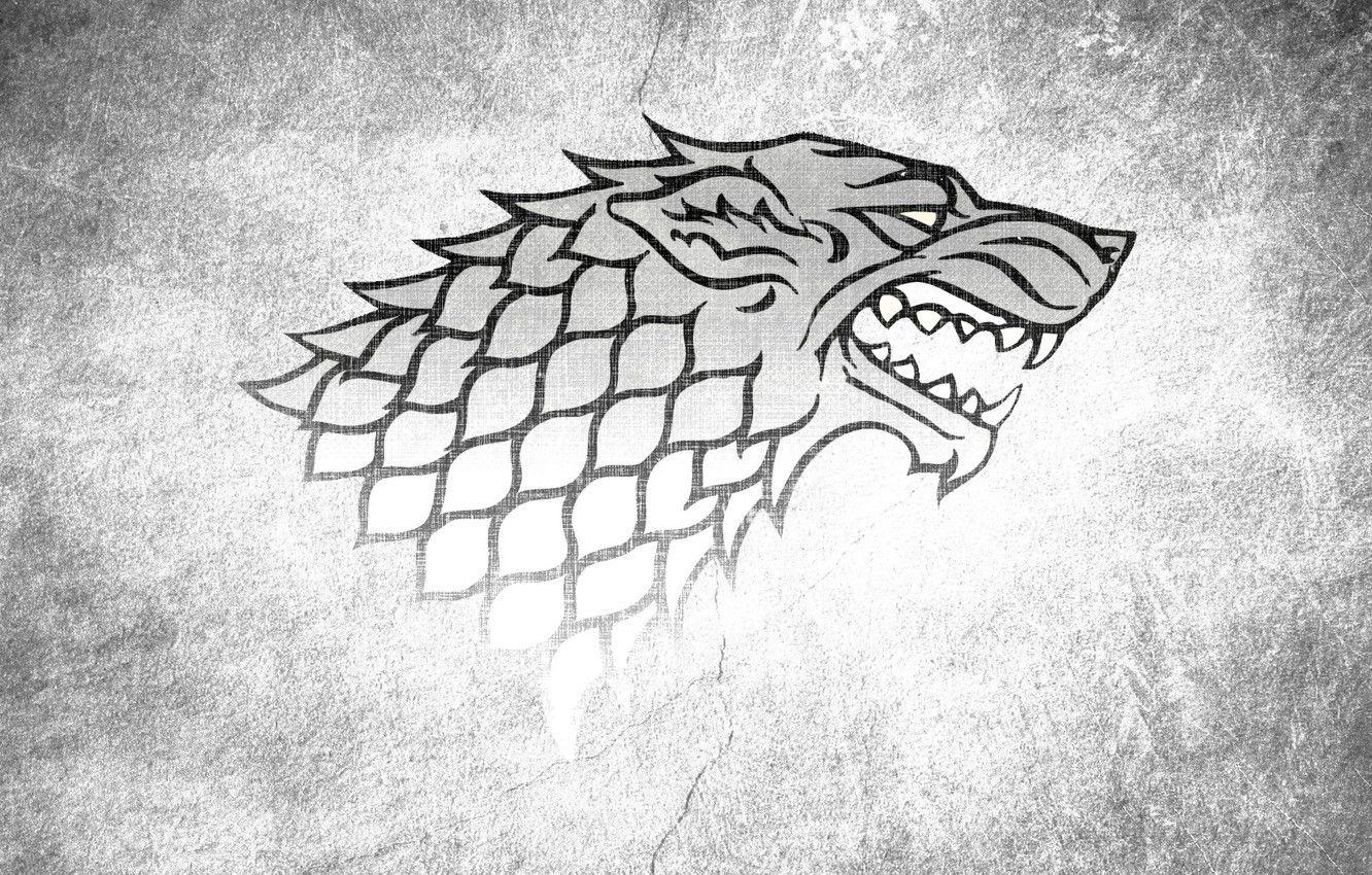 1332x850 Wallpaper Wolf, Game of Thrones, Game of thrones, House Stark image for desktop, section фильмы