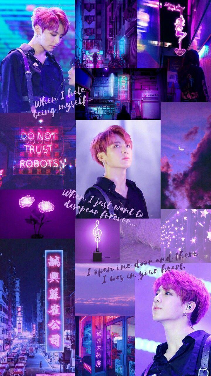 720x1280 Aesthetic Purple BTS Wallpaper