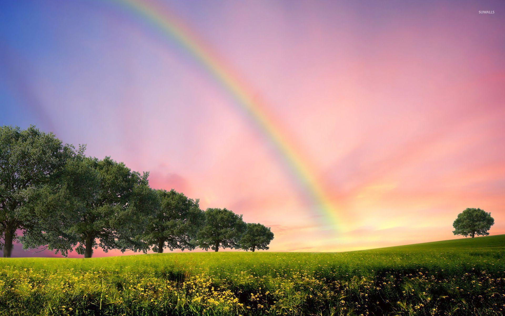 Rainbow Nature Wallpapers - Top Free Rainbow Nature Backgrounds ...