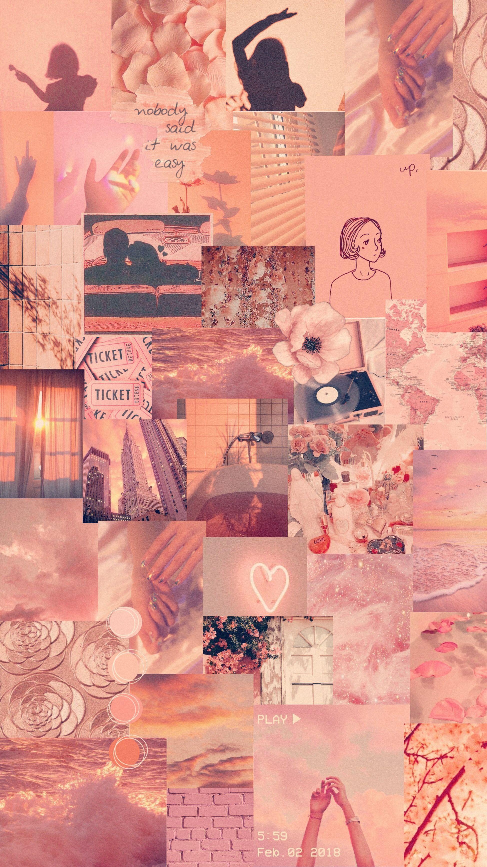 Pastel Aesthetic Collage Wallpaper Lo Fi Aesthetic Wallpaper For